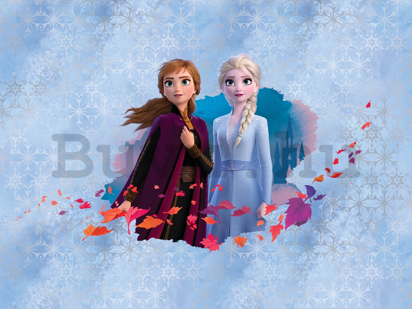 Vlies fotótapéta: Frozen, Jégvarázs II (Anna & Elsa) - 360x270 cm