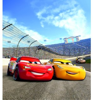 Vlies fotótapéta: Cars race - 180x202 cm