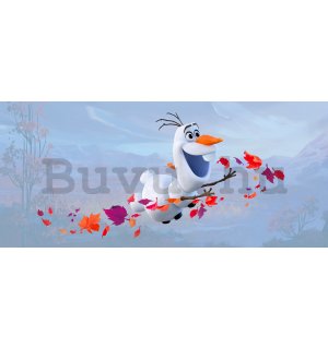 Vlies fotótapéta: Frozen, Jégvarázs II Anna, Elsa, Olaf (panoráma) - 202x90 cm