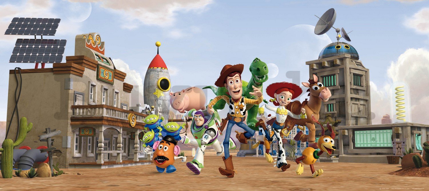 Vlies fotótapéta: Toy Story (panoráma)  - 202x90 cm