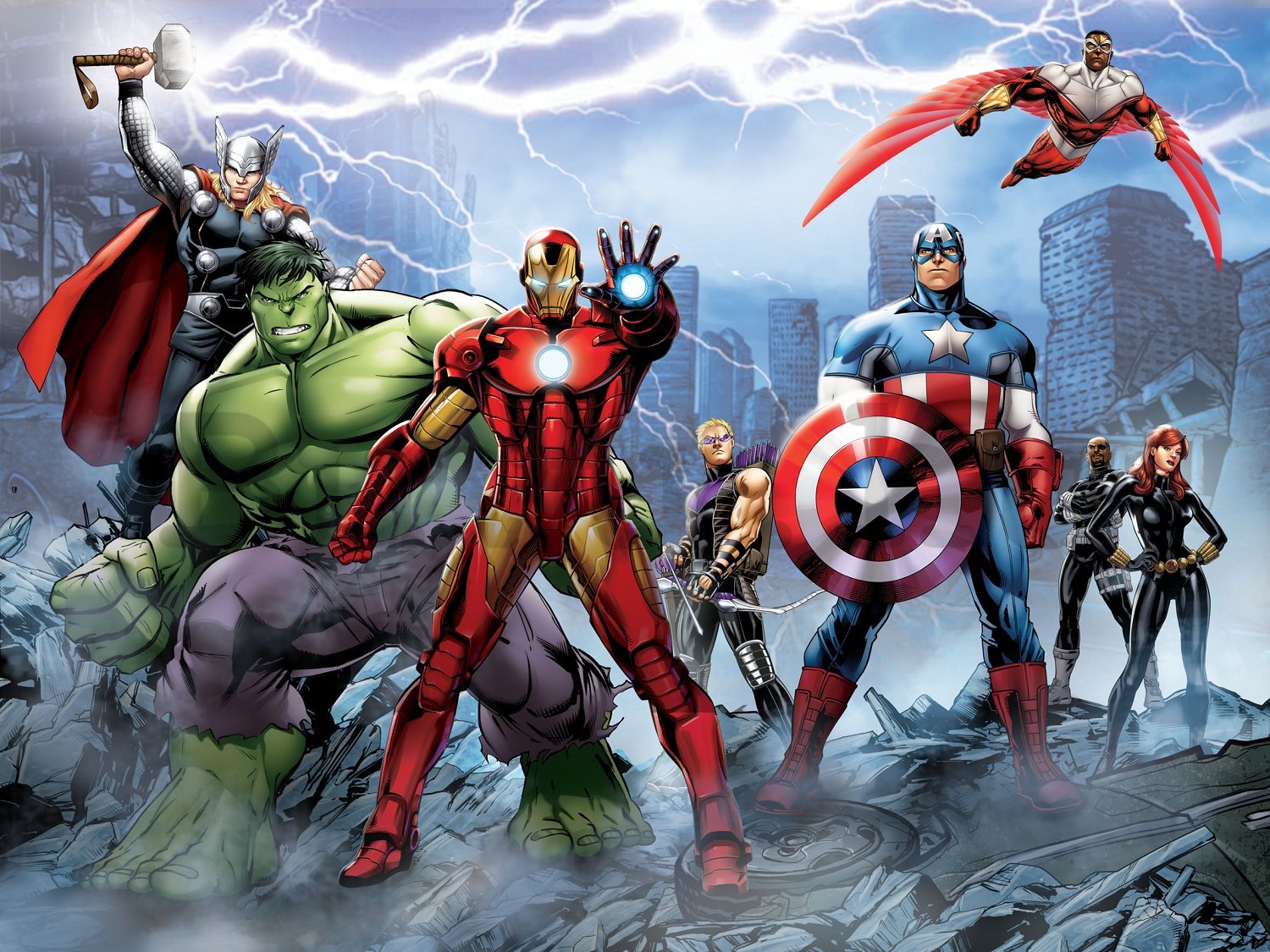 Vlies fotótapéta: Disney Avengers - 360x270 cm