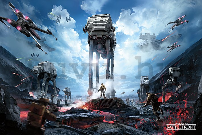 Plakát - Star Wars Battlefront (War Zone) 