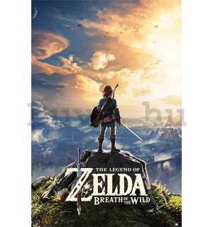Plakát - The Legend Of Zelda: Breath Of The Wild (Sunset) 