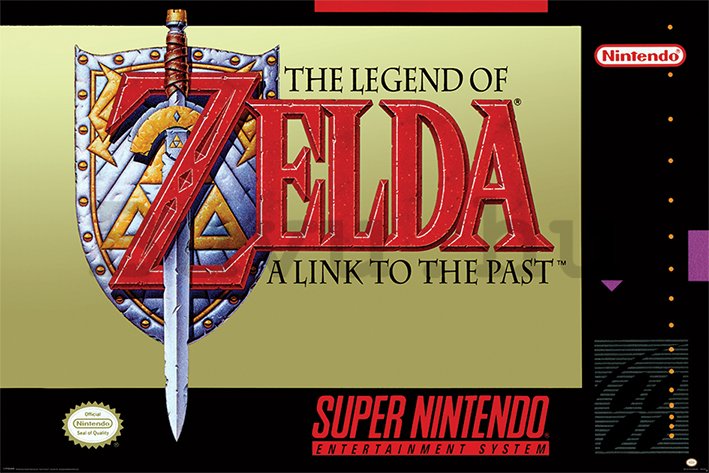 Plakát - Super Nintendo (Zelda) 