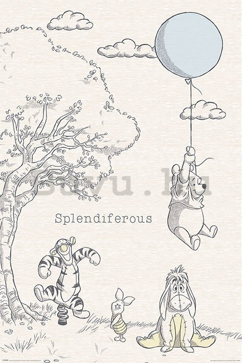 Plakát - Winnie the Pooh (Splendiferous) 