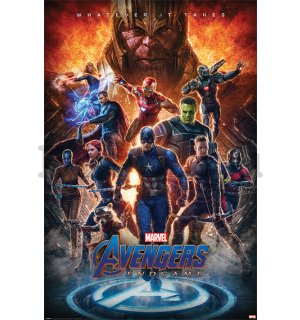 Plakát - Avengers: Endgame (Whatever it Takes) 