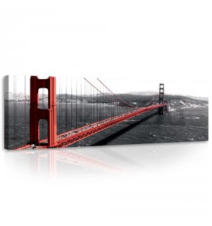 Vászonkép: Golden Gate Bridge (1) - 145x45 cm
