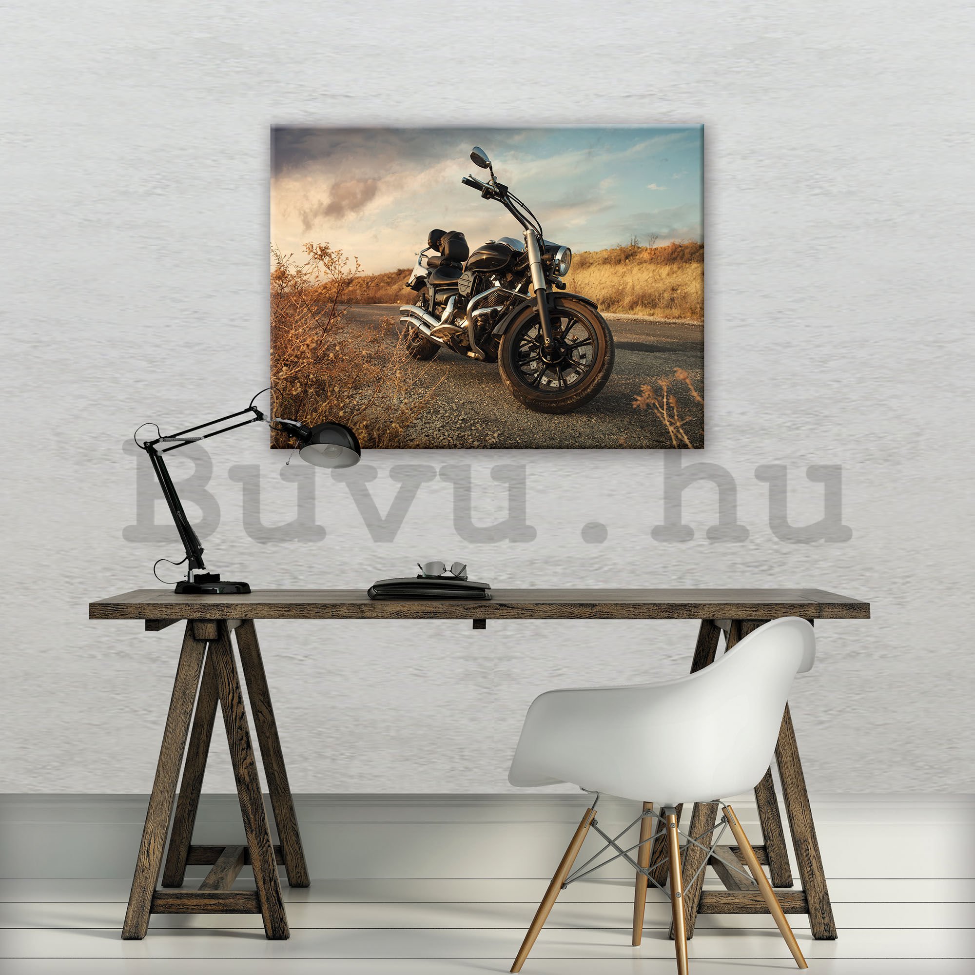 Vászonkép: Motorkerékpár (1) - 80x60 cm