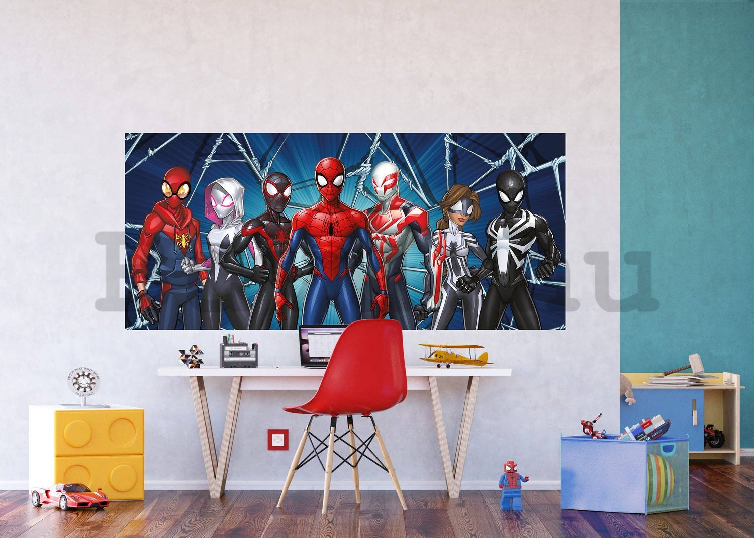 Vlies fotótapéta: Spiderman Spider-Verse (1) - 202x90 cm