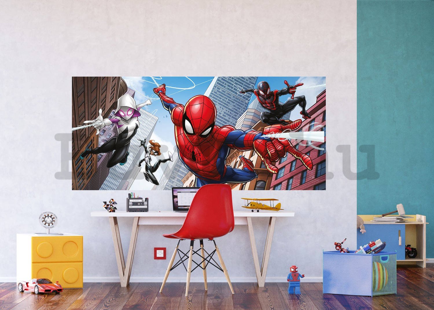Vlies fotótapéta: Spiderman Spider-Verse (2) - 202x90 cm