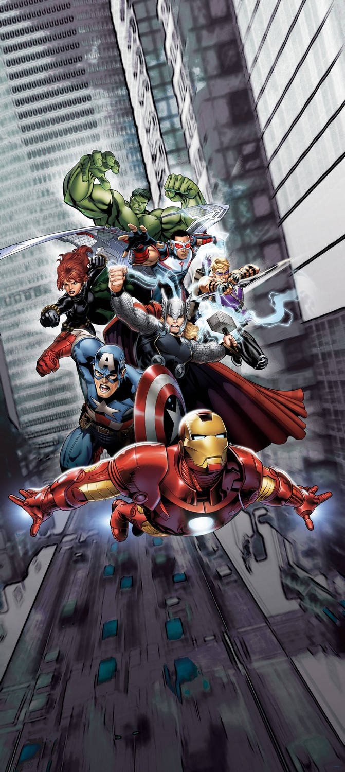 Vlies fotótapéta: Avengers (8) - 90x202 cm