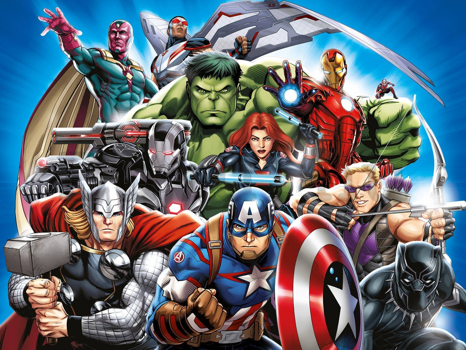 Vlies fotótapéta: Avengers (7) - 360x270 cm