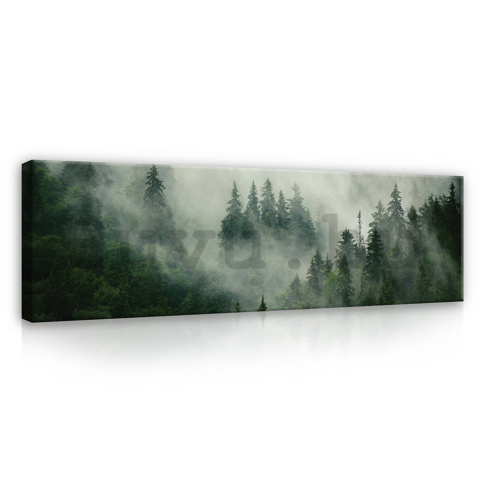 Vászonkép: Köd az erdő felett (1) - 145x45 cm