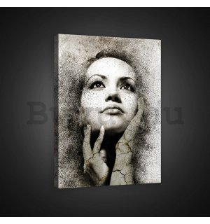 Vászonkép: Nő portréja (1) - 60x80 cm