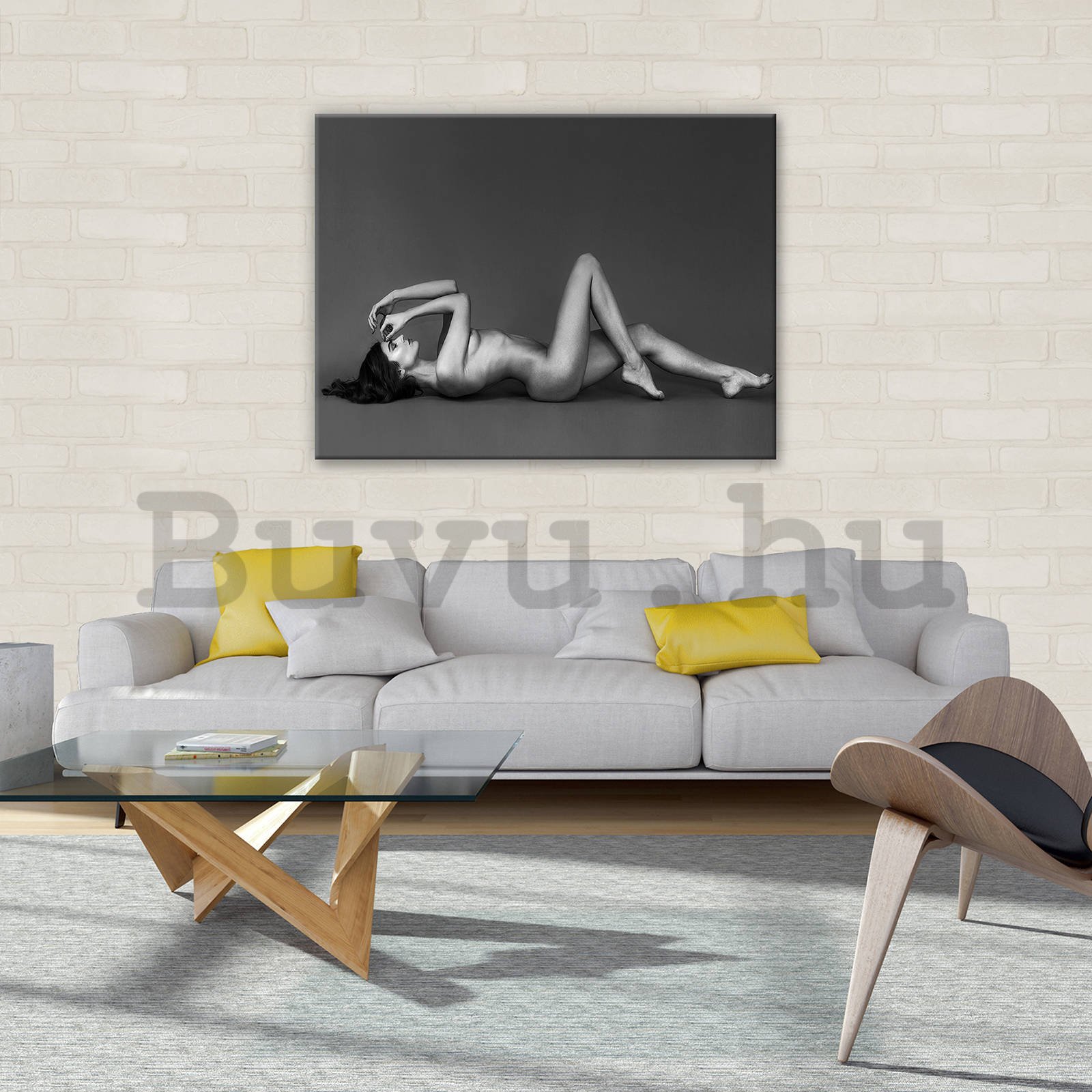 Vászonkép: Erotikus póz (1) - 80x60 cm