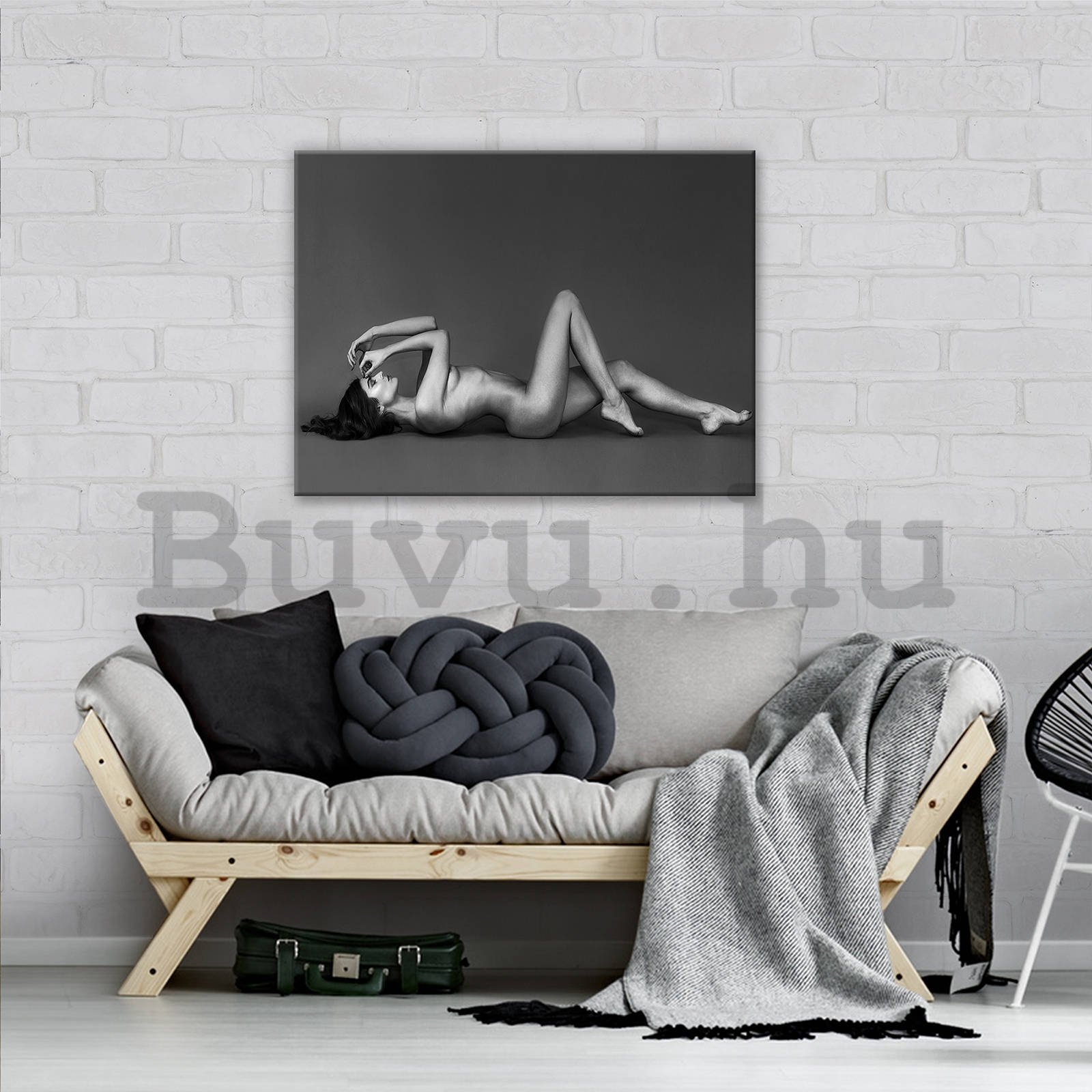 Vászonkép: Erotikus póz (1) - 80x60 cm