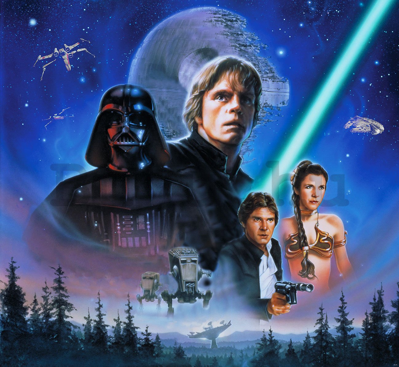 Fotótapéta: Star Wars VI. - A Jedi visszatér - 276x254 cm