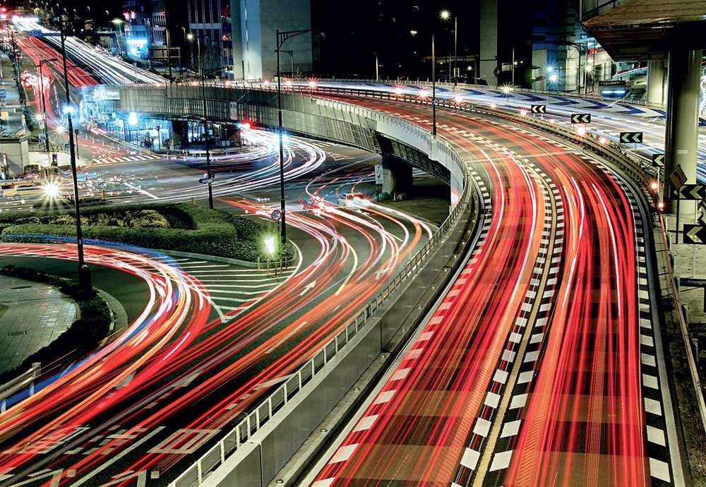 Fotótapéta: Utak Tokióban - 368x254 cm