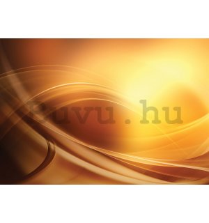 Vlies fotótapéta: Narancssárga absztrakció - 400x280 cm