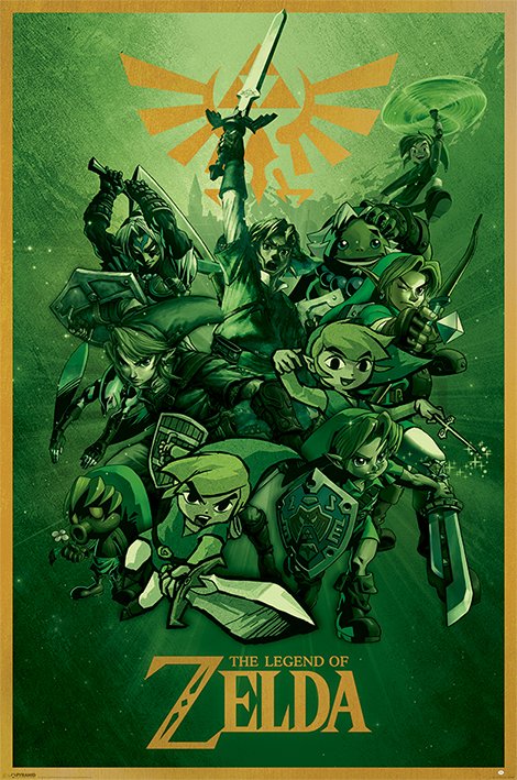Plakát The Legend Of Zelda (Link)