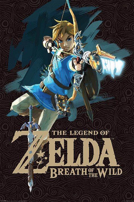 Plakát Zelda Breath Of The Wild