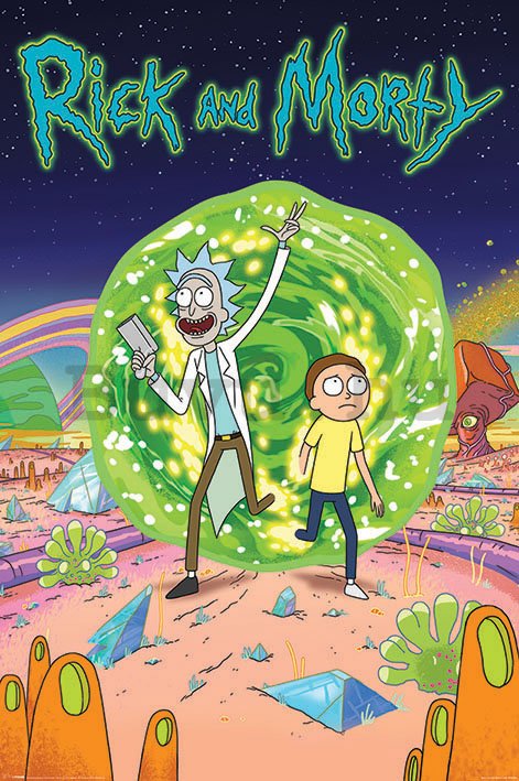 Plakát Rick And Morty (Portal)