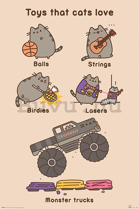 Plakát Pusheen (Toys For Cats)