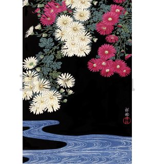 Plakát Ohara Koson, Chrysanthemum And Running Water