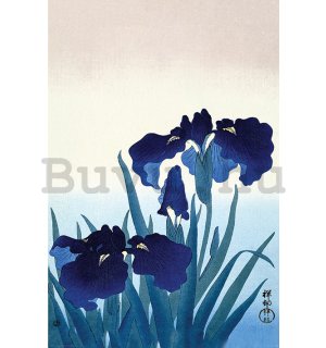 Plakát Ohara Koson, Iris Flowers