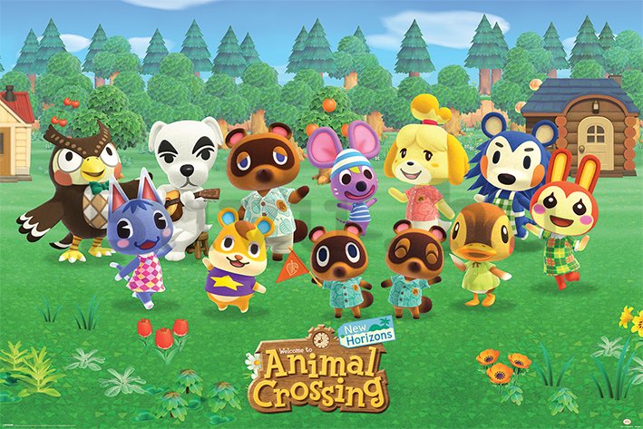 Plakát Animal Crossing (Lineup)