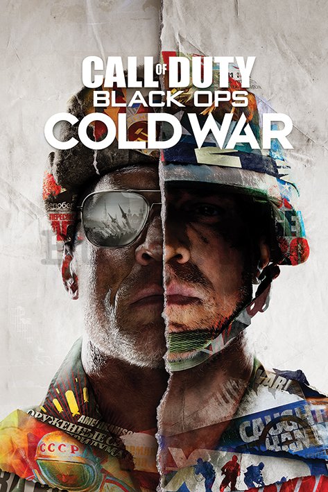 Plakát Call Of Duty Cold War (Split)