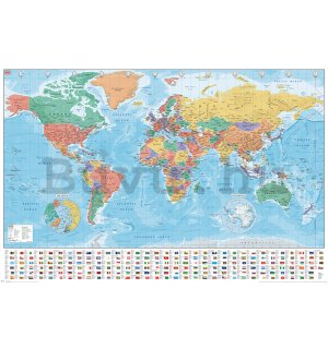 Plakát Dk (Modern World Map 2020)
