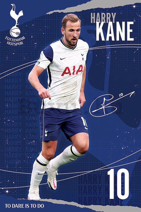 Plakát Tottenham (Kane)