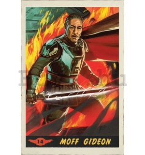 Plakát Star Wars The Mandalorian (Moff Gideon Card)