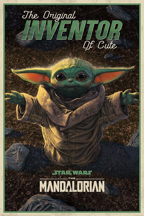 Plakát Star Wars: The Mandalorian (The Original Inventor Of Cute)