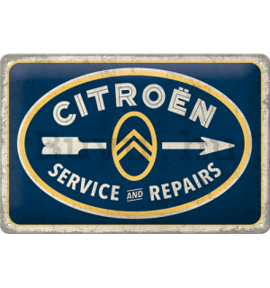 Fémtáblák: Citroën (Service & Repairs) - 30x20 cm