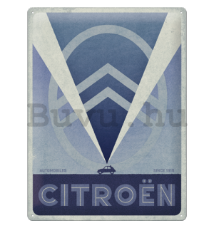 Fémtáblák: Citroën 2CV Logo - 30x40 cm