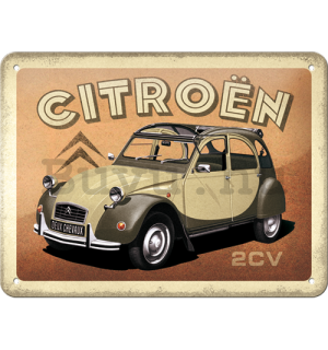 Fémtáblák: Citroën 2CV - 20x15 cm