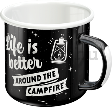 Bádog bögre - Life Is Better Around The Campfire