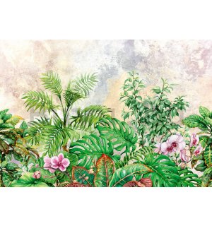 Vlies fotótapéta: Festett növények - 254x184 cm