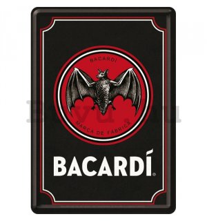 Fém képeslap - Bacardi