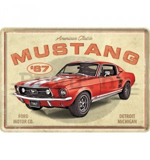 Fém képeslap - Ford Mustang GT 1967