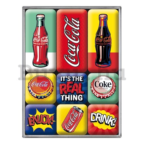 Mágnes készlet - Coca-Cola Pop Art