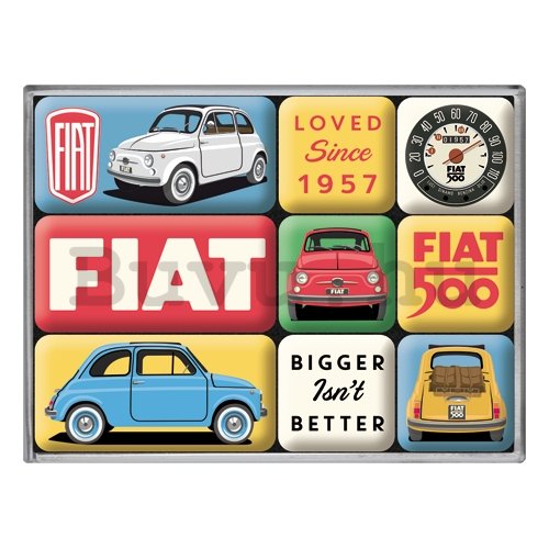 Mágnes készlet - Fiat 500 Loved Since 1957