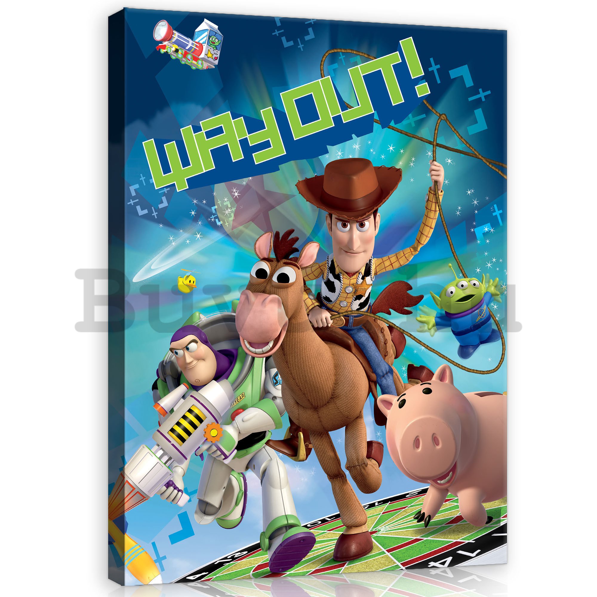 Vászonkép: Toy Story (Way Out!) - 75x100 cm