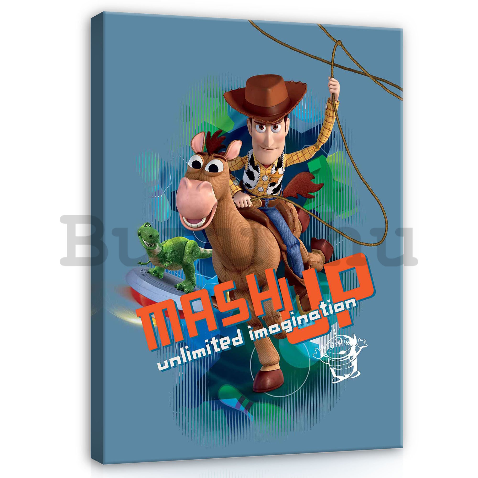 Vászonkép: Toy Story (Mash Up) - 75x100 cm