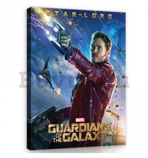 Vászonkép: Guardians of The Galaxy Star-Lord - 75x100 cm