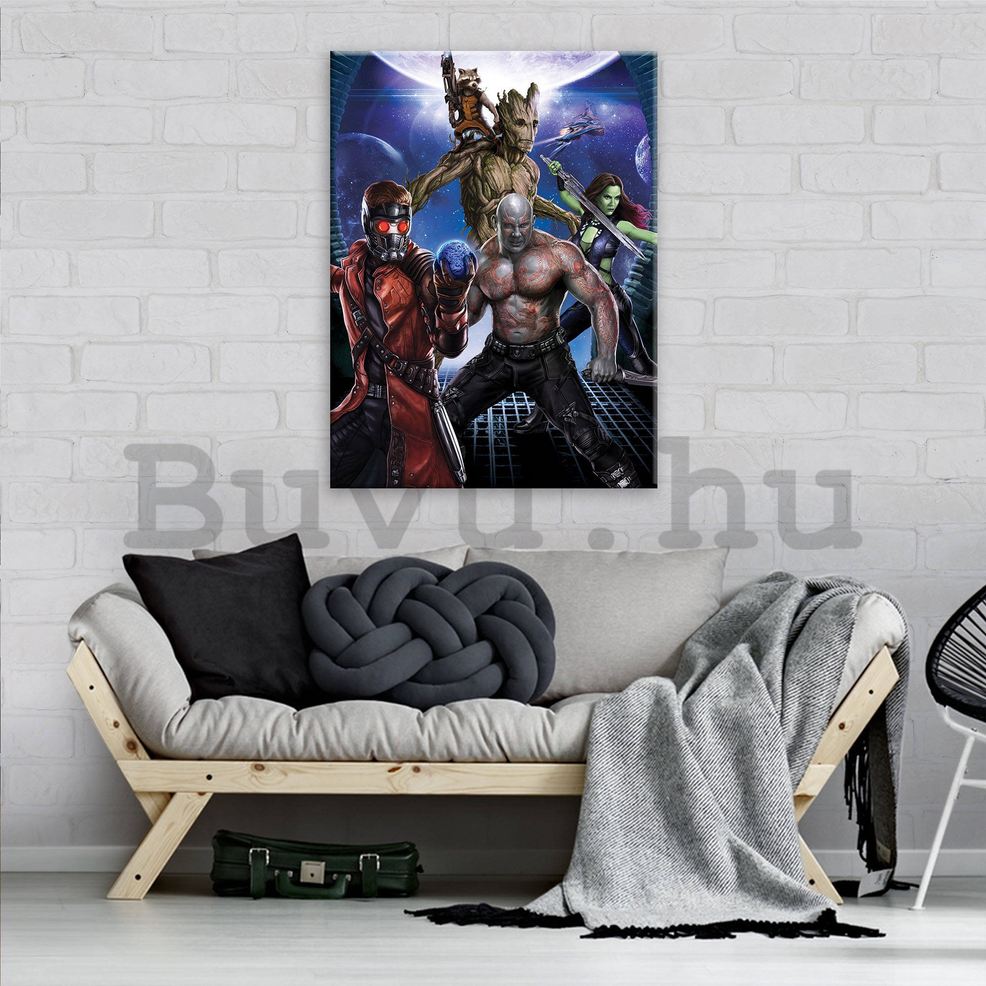 Vászonkép: Guardians of The Galaxy Team (2) - 75x100 cm