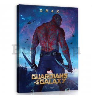 Vászonkép: Guardians of The Galaxy Drax - 75x100 cm