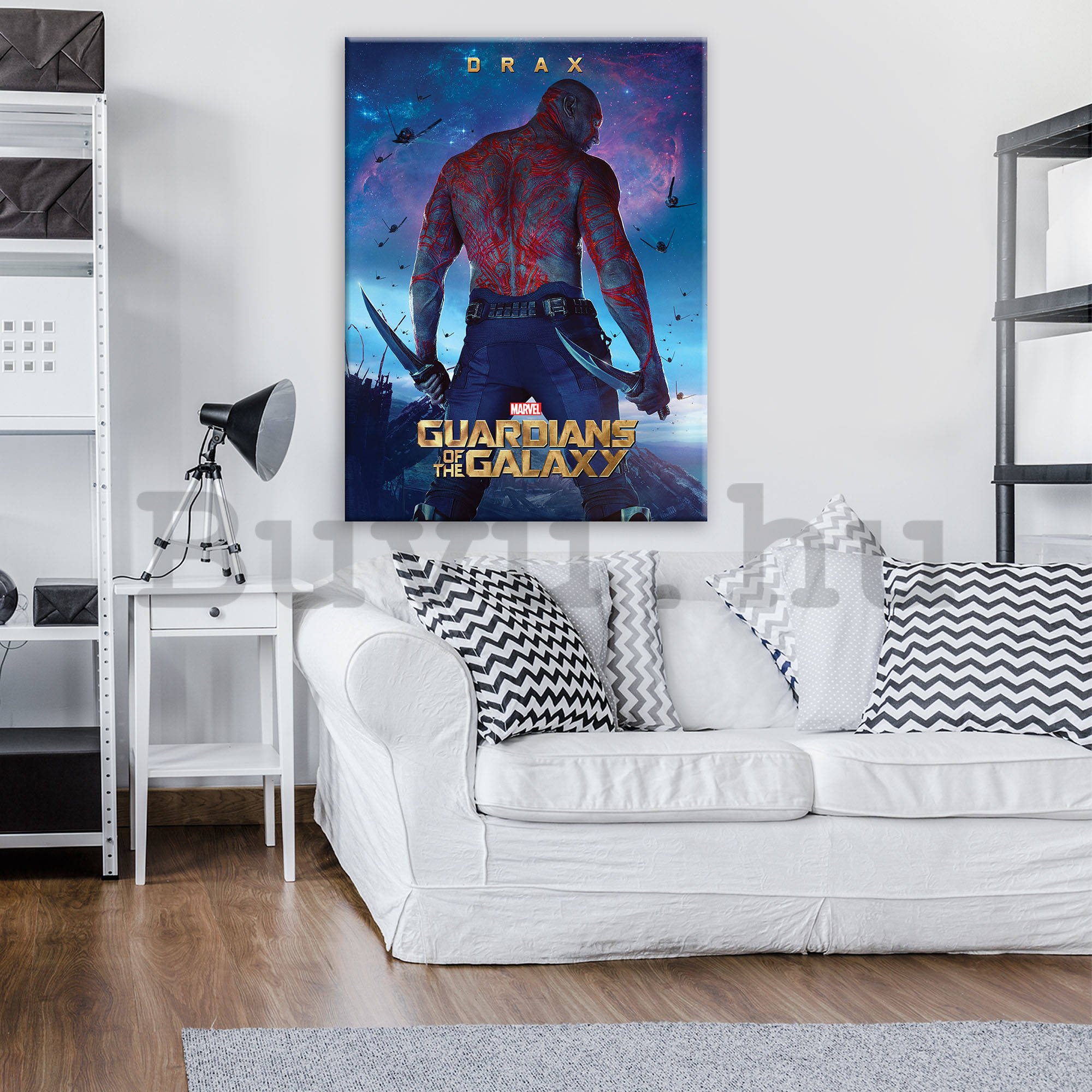 Vászonkép: Guardians of The Galaxy Drax - 75x100 cm